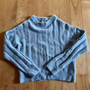Isabel Marant pour Mohair H&M Trend Sky Blue Crew Neck Sweater